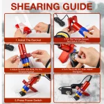 200W 110V-220V Electric Scissors, Carpet Trimmer, Animal Scissors - Image 5